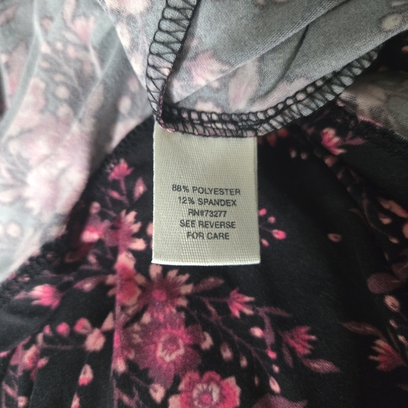 Mudd Floral Long Sleeve Mini Dress - Picture 4 of 5